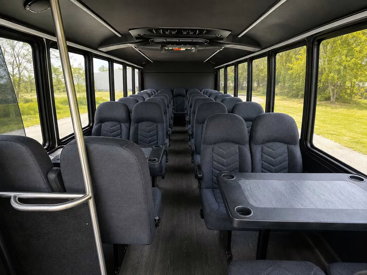 15 passenger minibus inside