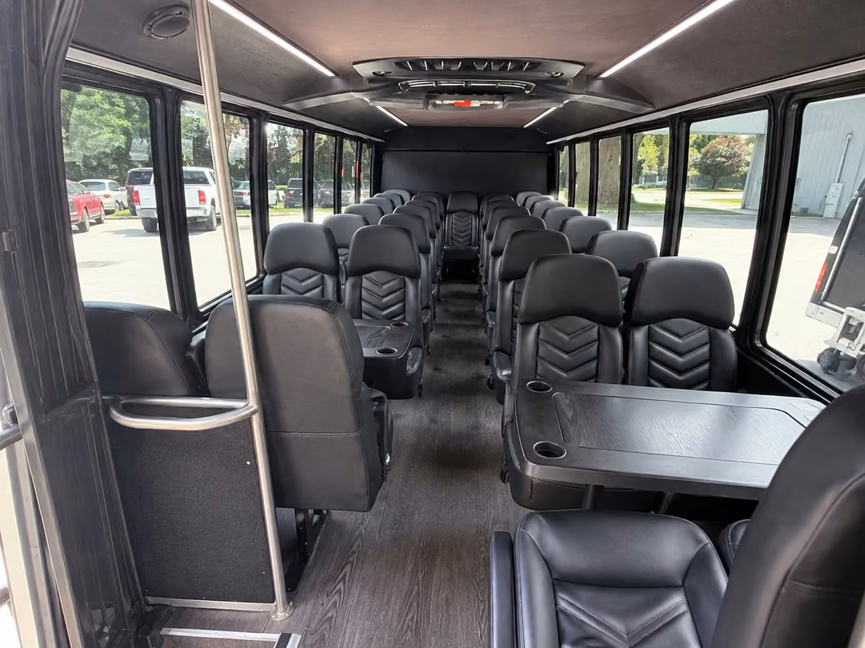 25 passenger minibus inside