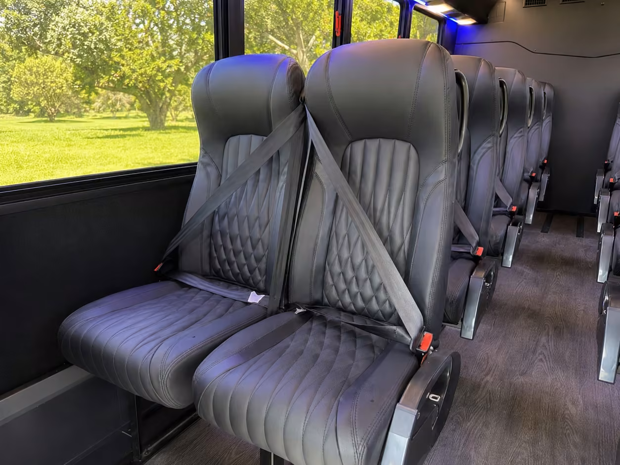 25 passenger minibus interior