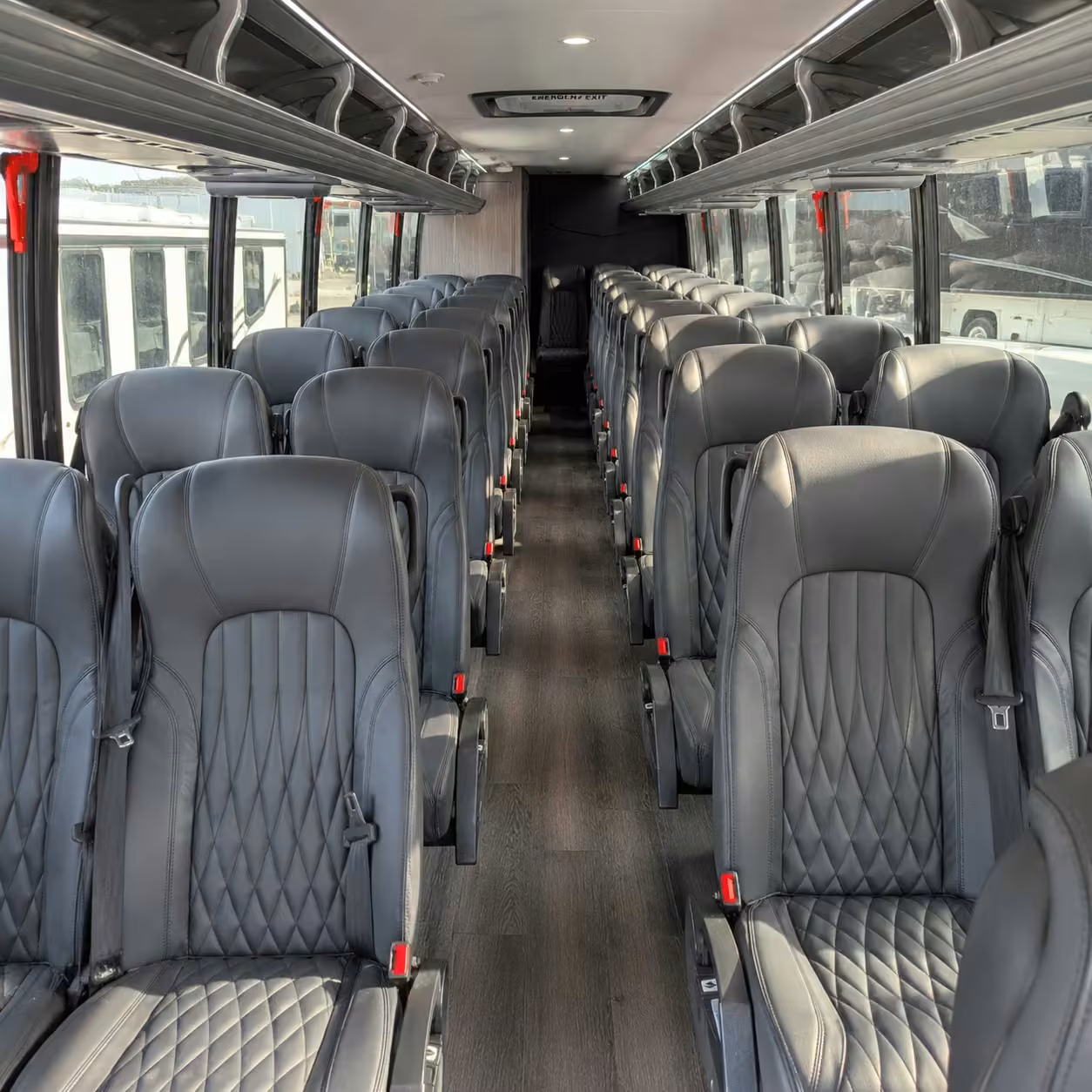 28 passenger minibus interior