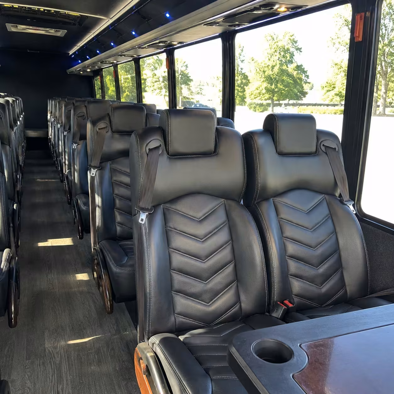 35 passenger minibus interior