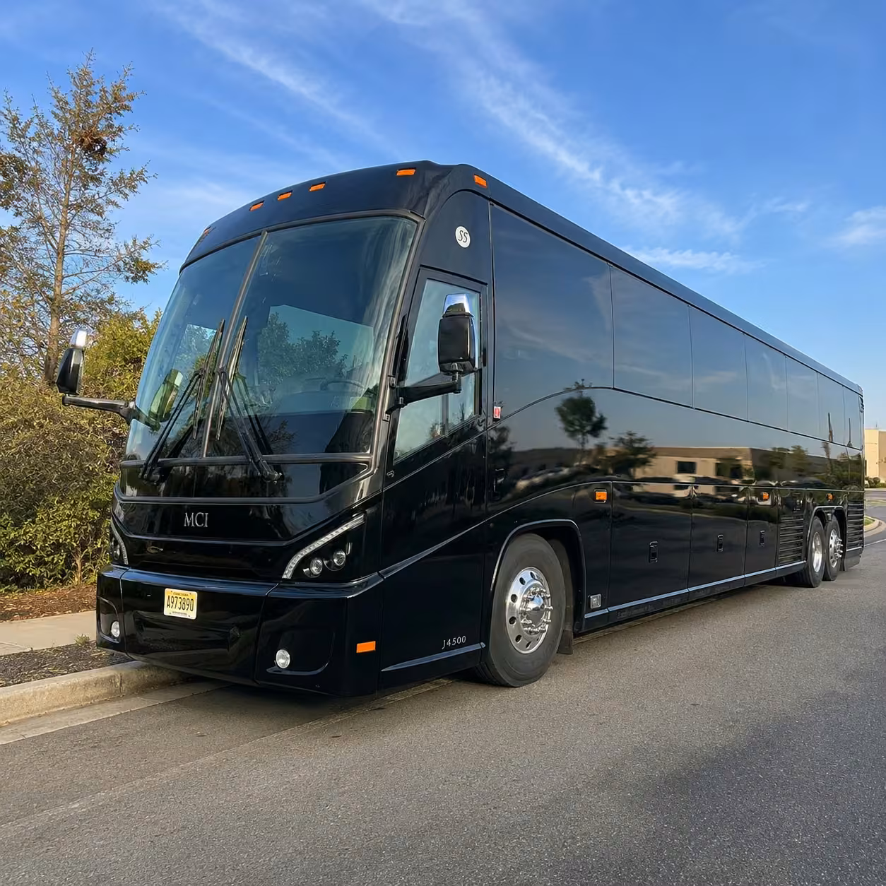 56 passenger charter bus