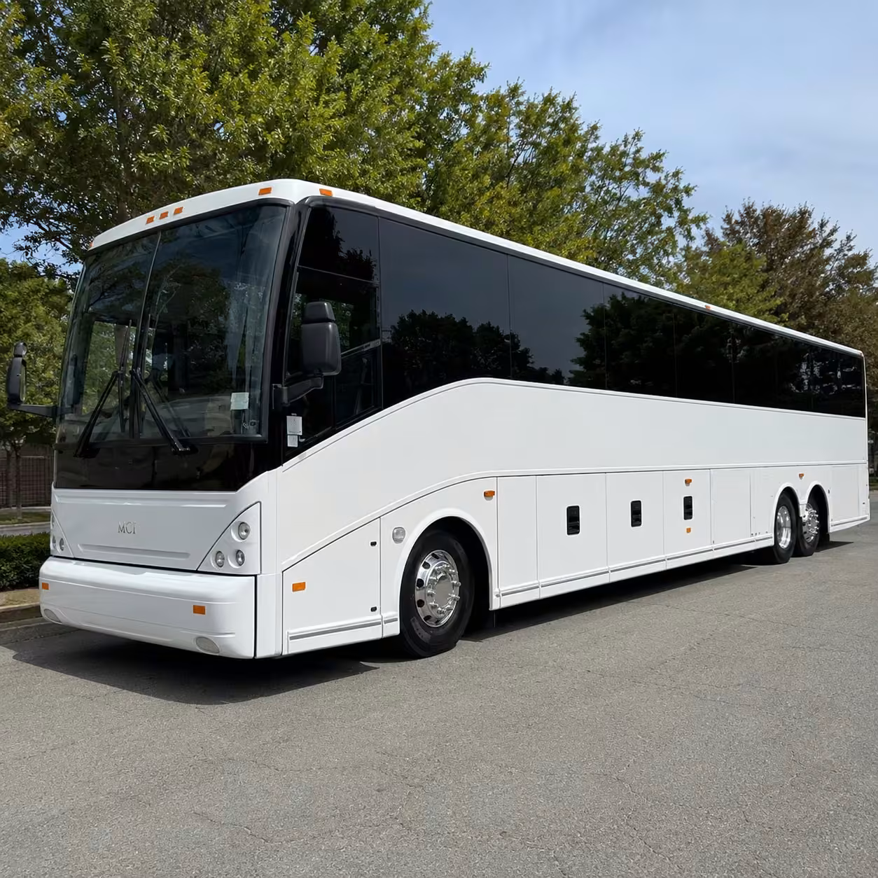 lubbock charter bus exterior
