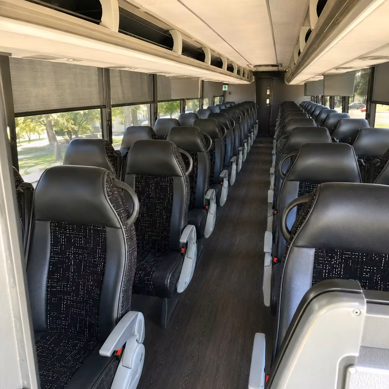lubbock charter bus interior