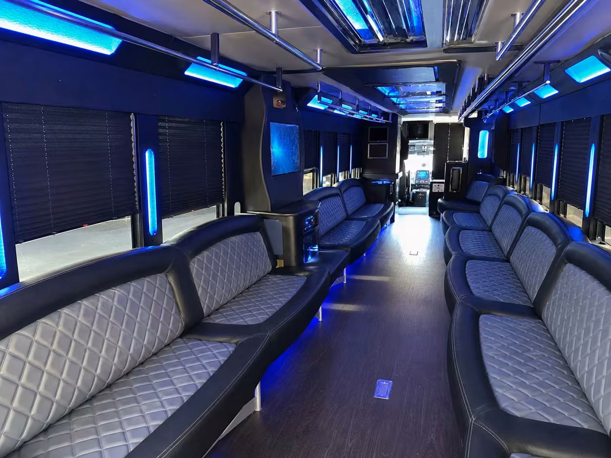 party bus interior