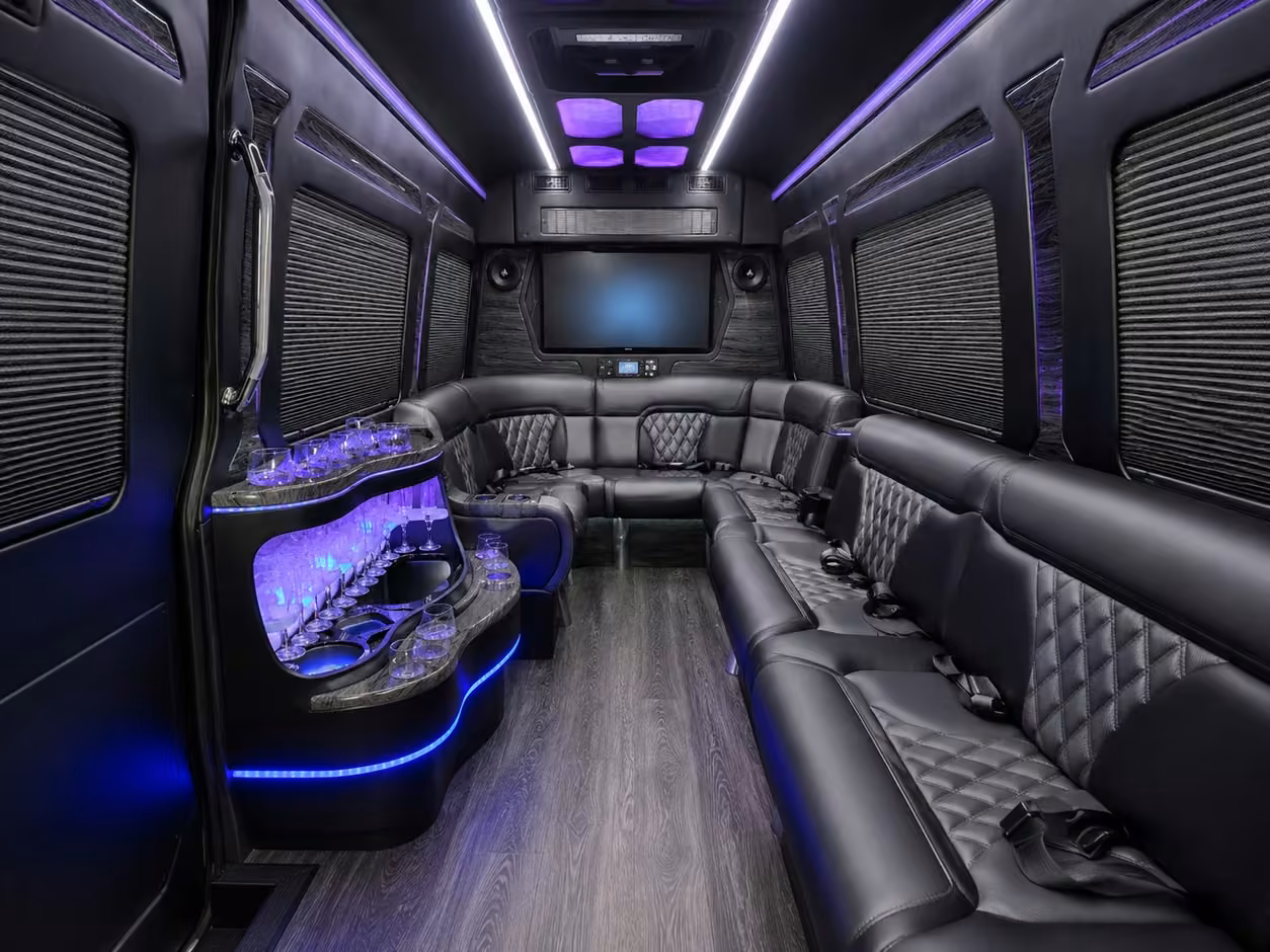 sprinter limo inside